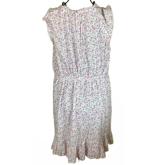 NWOT Draper James Plus Size Size 1 X Pink Flower Print Midi Dress - Picture 3 of 13